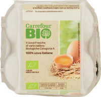 4 uova fresche Cat.A bio
