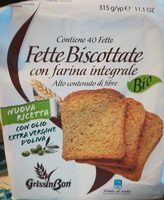 Fette Biscottate Bon Dal Cesto Di Alice 40 No Arr Integ Bio Integr Salut Integr 315 GR Bio