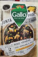Riso venere con verdure e pollo