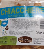 Chiacchiere biscottate al forno