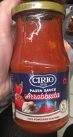 Pasta sauce Arrabbiata