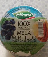 Polpa di mela e mirtillo