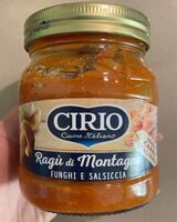 Ragù di montagna funghi e salsiccia