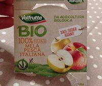Bio polpa di mela pesca italiana