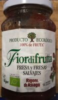Mermelada fresa y fresas salvajes