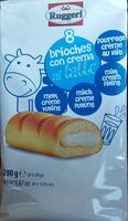 Brioches con crema al latte