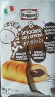 Brioches con crema gianduia