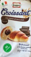 Croissant con crema al cioccolato