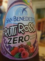 Fruitti rossi flavor zero sugars added