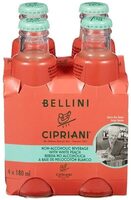 Bellini Mix Cipriani 4x180ml, 720 ml