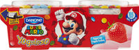 Danone yogurt con fragola frullata super mario