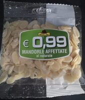 Mandorle affettate al naturale