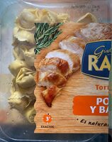 Tortellini con pollo y bacon