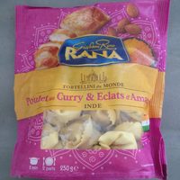 Tortellini Poulet au curry & Eclats d'amandes