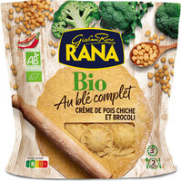 Ravioli Bio Ble Complet Creme Pois Chiche Brocoli
