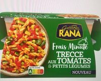 Trecce aux tomates et petits légumes