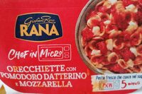 Orecchiette con pomodoro datterino e mozzarella