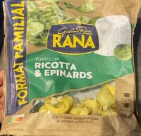 Tortelinni ricotta epinard