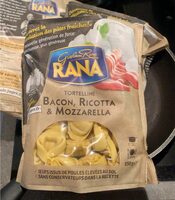Tortellini bacon ricotta mozzarella