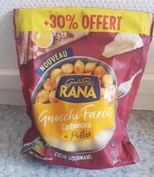 Gnocchis farcis Carbonara à poêler
