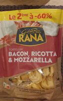 Tortellini bacon ricotta et mozarella