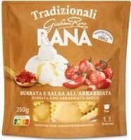 Ravioli Burrata und Arrabbiata Sauce