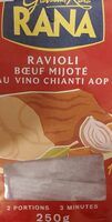 Ravioli bref mijoté au vin chianti dop