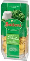 Pasta fresca tortellini relleno de ricotta y espinacas
