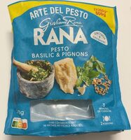 Raviolis pesto basilic et pignons
