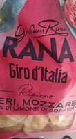 Ravioli gamberi, mozzarella e scorza di limone di Sorrento