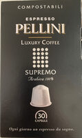 Capsule caffè espresso Supremo 100% arabica, Pellini