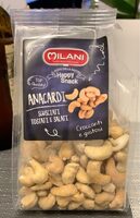 Anacardi sgusciati tostati e salati