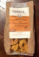 Tarallini con cipolla pomodoro e basilico