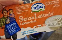 Yogurt bianco senza lattosio