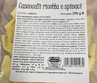 Casoncelli ricotta e spinaci