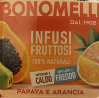 Infusi fruttosi papaya e arancia