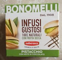 Infuso di erbe anacardi e pistacchi al gusto di cioccolato