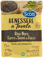 Riso nero farro semi di zucca