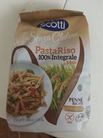 Penne Riz Brun SG 250G Scotti