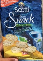 Gallette Snack Erbe G60 Scotti