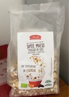 Super muesli fiocchi di ceci cioccolato e albicocca biologico