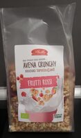 Avena crunchy frutti rossi biologico