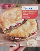 Focaccia con bresaola della Valtellina IGP e rucola