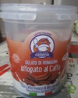 Gelato di Romagna affogato al caffè