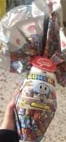 Uovo di pascua “gumball” cioccolato finissimo al latte