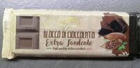 Blocco di cioccolato extra fondente