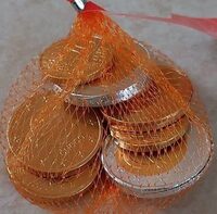 Pièces chocolat au lait