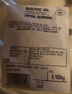 Jamon serrano by Ghiotto