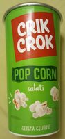Pop corn salati senza glutine