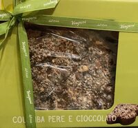 Colomba pere e cioccolato